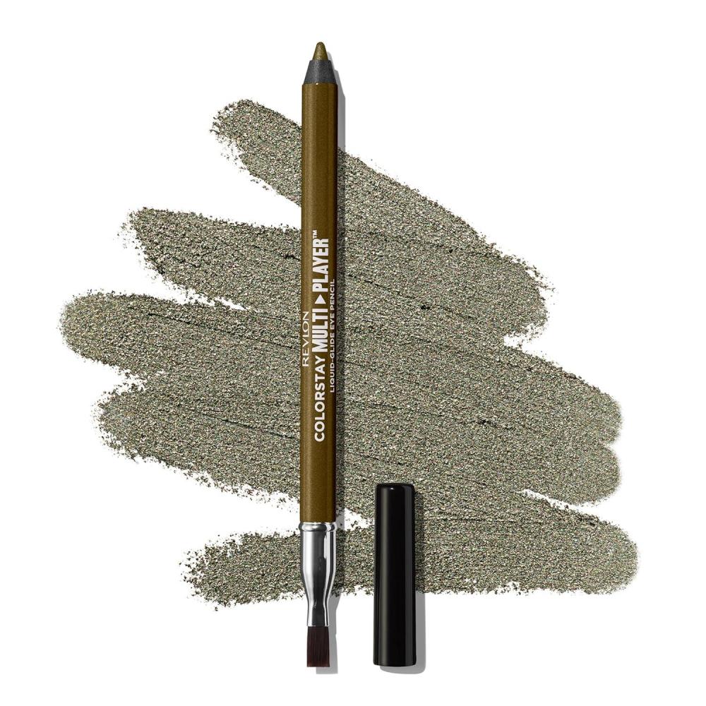 imageREVLON ColorStay Multiplayer LiquidGlide Eye Pencil MultiUse Makeup With Blending Brush Blends Then Sets Creamy Texture Waterproof Smudgeproof Longwearing 403 Glitch Effect 003 OzFortress