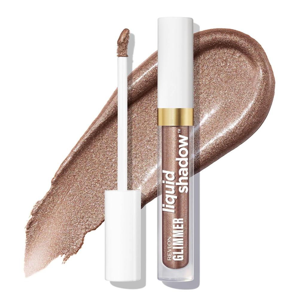 imageREVLON Glimmer Liquid Shadow SmudgeProof Shimmer Eyeshadow Makeup Long Lasting High Pigment 203 Spaced OutOn Cloud Shine