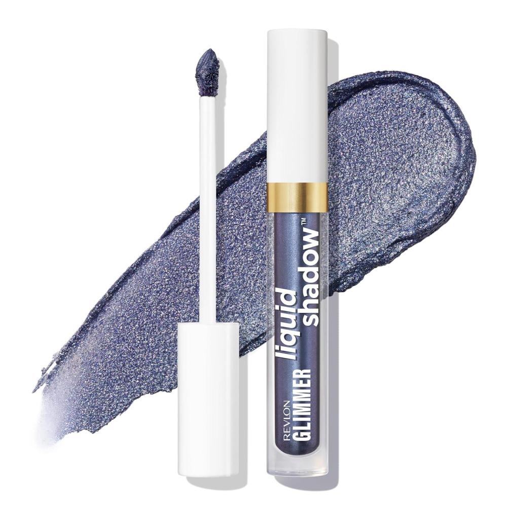 imageREVLON Glimmer Liquid Shadow SmudgeProof Shimmer Eyeshadow Makeup Long Lasting High Pigment 203 Spaced OutOnce in a Blue Moon