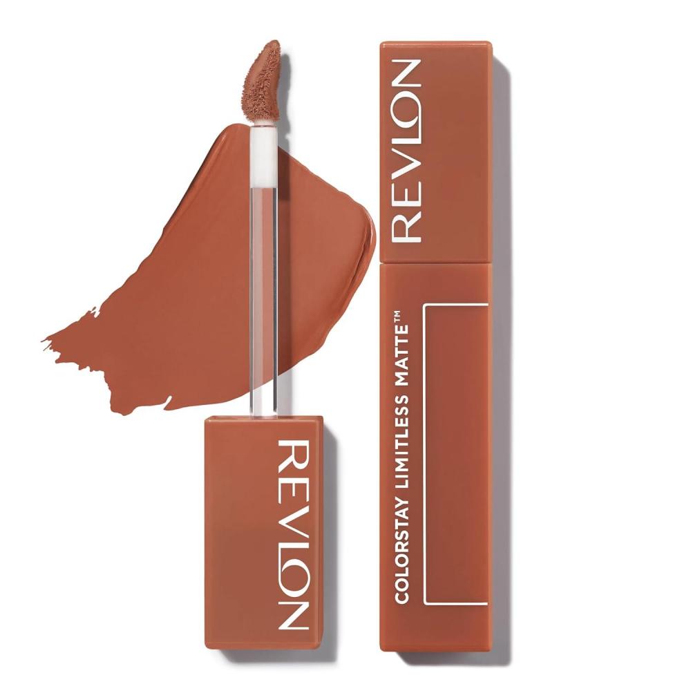 imageRevlon ColorStay Limitless Matte Liquid Lipstick Vegan Formula NoBudge Longwear Lip Color Long Lasting LightweightComfortable Waterproof 005 Strut 017 fl oz003 Upper Hand