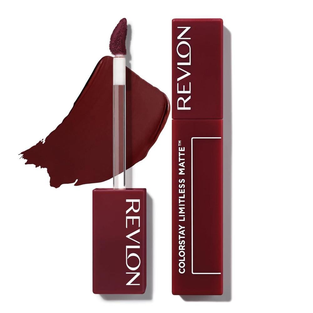 imageRevlon ColorStay Limitless Matte Liquid Lipstick Vegan Formula NoBudge Longwear Lip Color Long Lasting LightweightComfortable Waterproof 005 Strut 017 fl oz015 Hype Girl