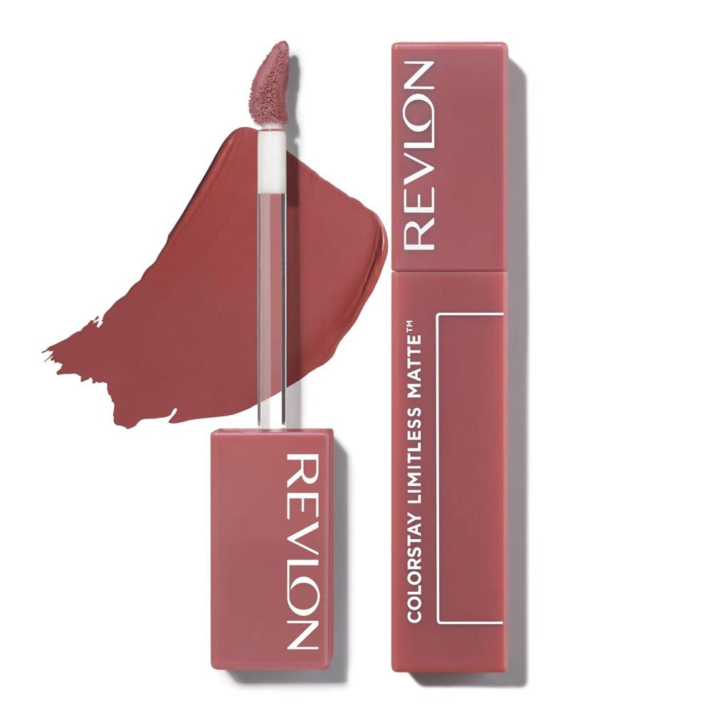 imageRevlon ColorStay Limitless Matte Liquid Lipstick Vegan Formula NoBudge Longwear Lip Color Long Lasting LightweightComfortable Waterproof 005 Strut 017 fl oz012 Lead The Way
