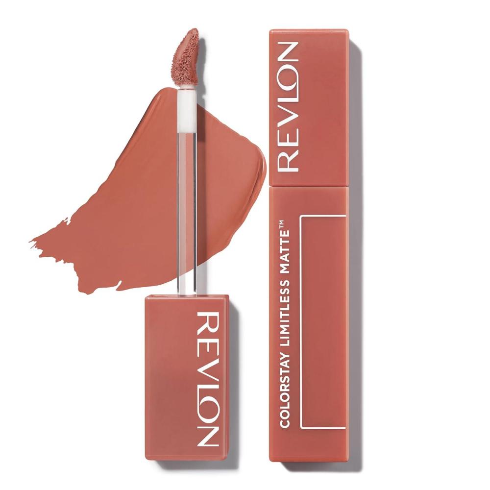 imageRevlon ColorStay Limitless Matte Liquid Lipstick Vegan Formula NoBudge Longwear Lip Color Long Lasting LightweightComfortable Waterproof 005 Strut 017 fl ozPoster Child