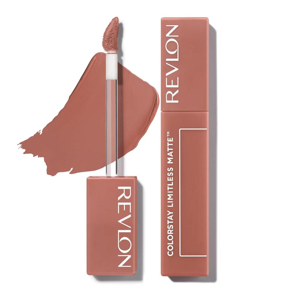 imageRevlon ColorStay Limitless Matte Liquid Lipstick Vegan Formula NoBudge Longwear Lip Color Long Lasting LightweightComfortable Waterproof 005 Strut 017 fl ozBeauty Sleep