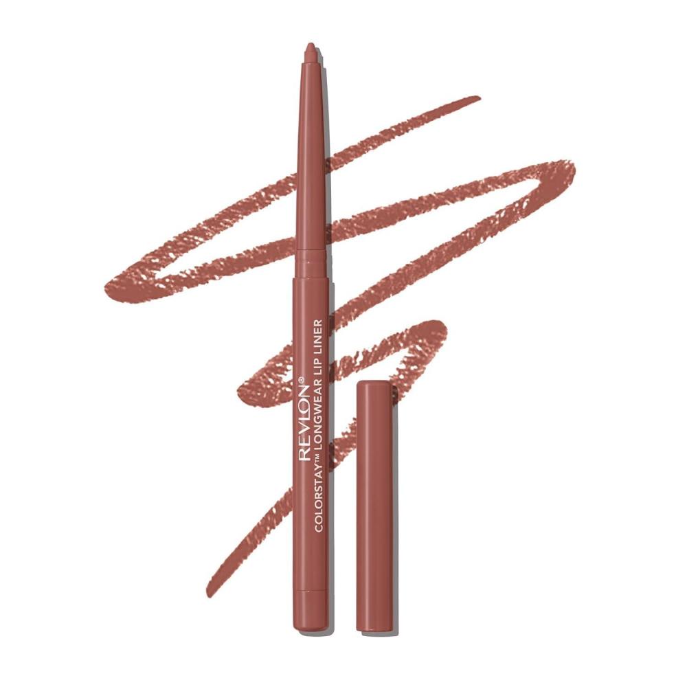 imageRevlon Colorstay Lip Liner Makeup with BuiltinSharpener Longwear Rich Colors Smooth Application 660 Mauve 001 oz630 Nude