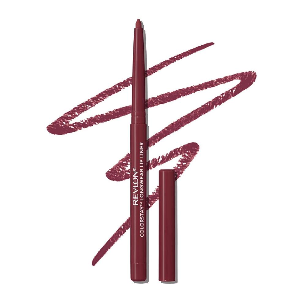 imageRevlon Colorstay Lip Liner Makeup with BuiltinSharpener Longwear Rich Colors Smooth Application 660 Mauve 001 oz655 Plum