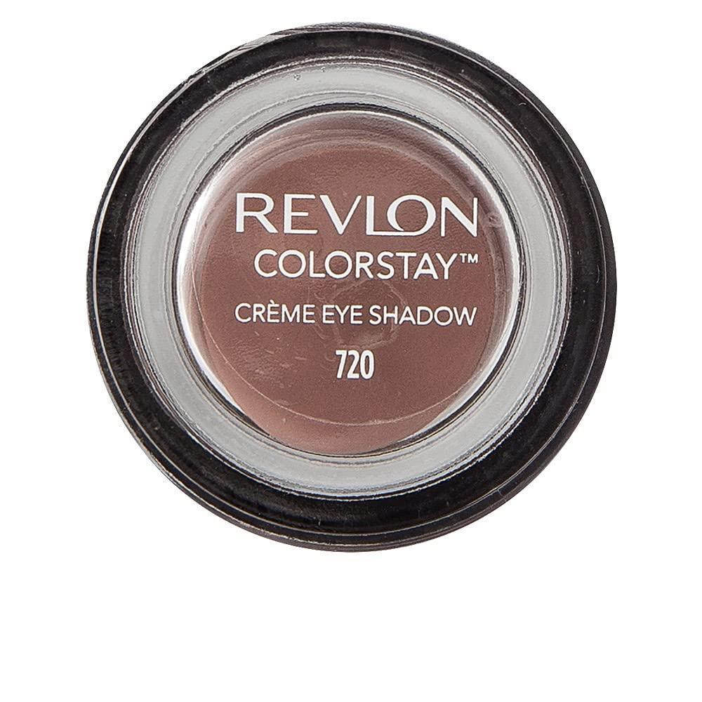 imageRevlon Crme Eyeshadow ColorStay 24 Hour Eye Makeup Highly Pigmented Cream Formula in Blendable Matte ampamp Shimmer Finishes 705 Crme Brle 018 OzChocolate
