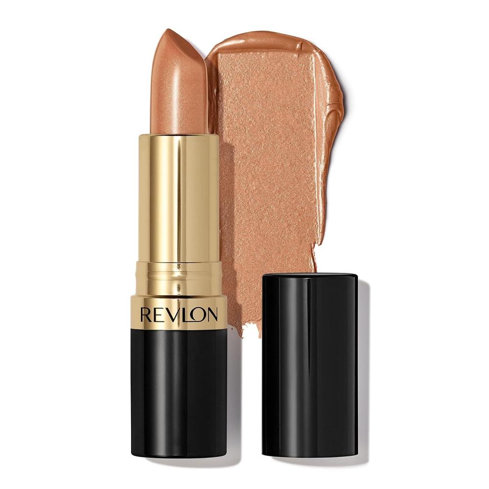 imageRevlon Super Lustrous Lipstick Creamy Formula For Soft FullerLooking Lips Moisturized Feel 315 Iced Mocha 015 oz041 Gold Goddess