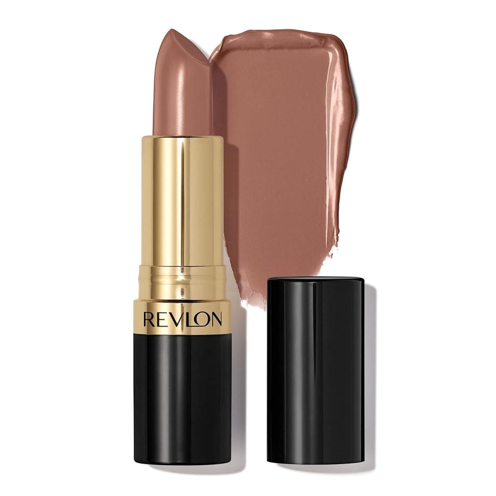 imageRevlon Super Lustrous Lipstick Creamy Formula For Soft FullerLooking Lips Moisturized Feel 415 Pink In The Afternoon 015 oz756 Nude Fury