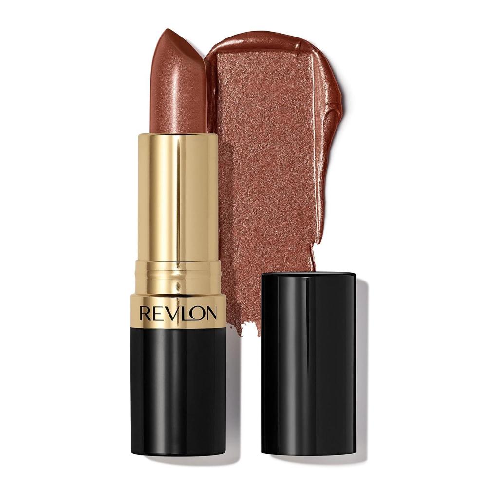 imageRevlon Super Lustrous Lipstick Creamy Formula For Soft FullerLooking Lips Moisturized Feel 778 Pink Promise 015 oz300 Coffee Bean