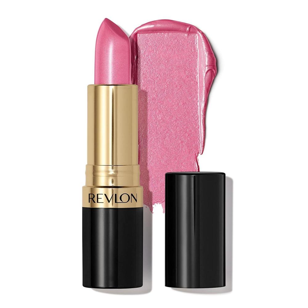imageRevlon Super Lustrous Lipstick Creamy Formula For Soft FullerLooking Lips Moisturized Feel 778 Pink Promise 015 oz450 Gentlemen Prefer Pink
