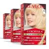 imageRevlon ColorSilk with Bond Repair Complex Blonde Permanent Hair Color 100 Gray Coverage Ammonia Free Hair Dye Vegan Keratin 04 Ultra Light Natural Blonde Pack of 303 Ultra Light Sun Blonde