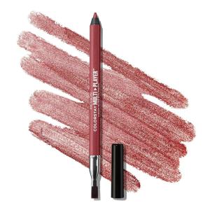 REVLON ColorStay Multiplayer Liquid-Glide Eye Pencil, Multi-Use Makeup With Blending Brush, Blends Then Sets, Creamy Texture, Waterproof, Smudge-proof, Longwearing, 403 Glitch Effect, 0.03 Oz(Queen of Hearts)