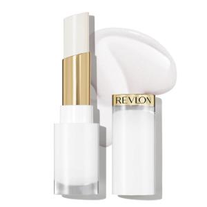 REVLON Super Lustrous Glass Shine Balm, Hydrating Tinted Lipstick, Sheer, Glossy Shiny Finish, 008 Rum Raisin, 0.11 oz(001 Sparkling Quartz)