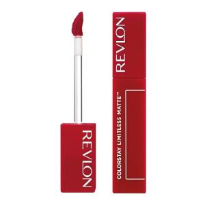 Revlon ColorStay Limitless Matte Liquid Lipstick, Vegan Formula, No-Budge, Longwear Lip Color, Long Lasting, Lightweight/Comfortable, Waterproof, 005 Strut, 0.17 fl oz(011 Fire Off)