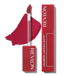 Revlon ColorStay Limitless Matte Liquid Lipstick, Vegan Formula, No-Budge, Longwear Lip Color, Long Lasting, Lightweight/Comfortable, Waterproof, 005 Strut, 0.17 fl oz(014 Dream Job)