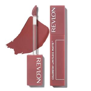 Revlon ColorStay Limitless Matte Liquid Lipstick, Vegan Formula, No-Budge, Longwear Lip Color, Long Lasting, Lightweight/Comfortable, Waterproof, 005 Strut, 0.17 fl oz(012 Lead The Way)