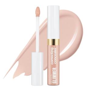 Revlon Glimmer Brightening Concealer, Liquid Under Eye Makeup, Made with Caffeine, Vitamin C, & Stevioside, 165, 0.3 fl oz(Pink)