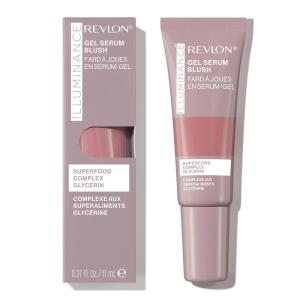 Revlon Illuminance Gel Serum Blush, Visibly Plump Cheeks, Dewy Finish and Hydrates All Day, 120 Striking Rose, 0.37 fl oz.(Enchanting Mauve)