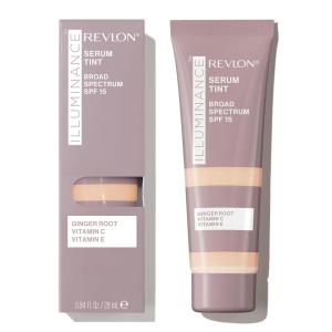 Revlon Illuminance Tinted Serum, Triple Hyaluronic Acid, Evens Out Skin Tone Over Time and Hydrates All Day, SPF 15, 417 Warm Caramel, 0.94 fl oz.(Creamy Natural)