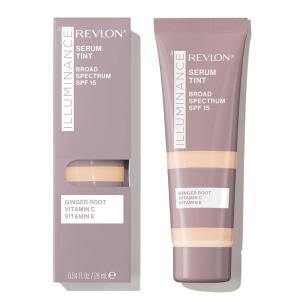 Revlon Illuminance Tinted Serum, Triple Hyaluronic Acid, Evens Out Skin Tone Over Time and Hydrates All Day, SPF 15, 417 Warm Caramel, 0.94 fl oz.(Light Beige)