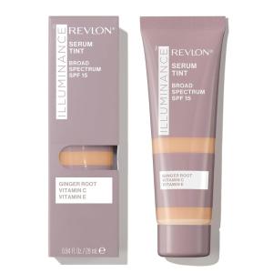 Revlon Illuminance Tinted Serum, Triple Hyaluronic Acid, Evens Out Skin Tone Over Time and Hydrates All Day, SPF 15, 417 Warm Caramel, 0.94 fl oz.(Tan Sand)