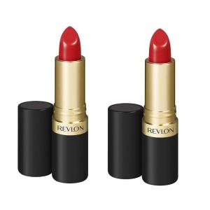 Revlon Super Lustrous Lipstick, Creamy Formula For Soft, Fuller-Looking Lips, Moisturized Feel, 315 Iced Mocha, 0.15 oz(Love That Red 725)
