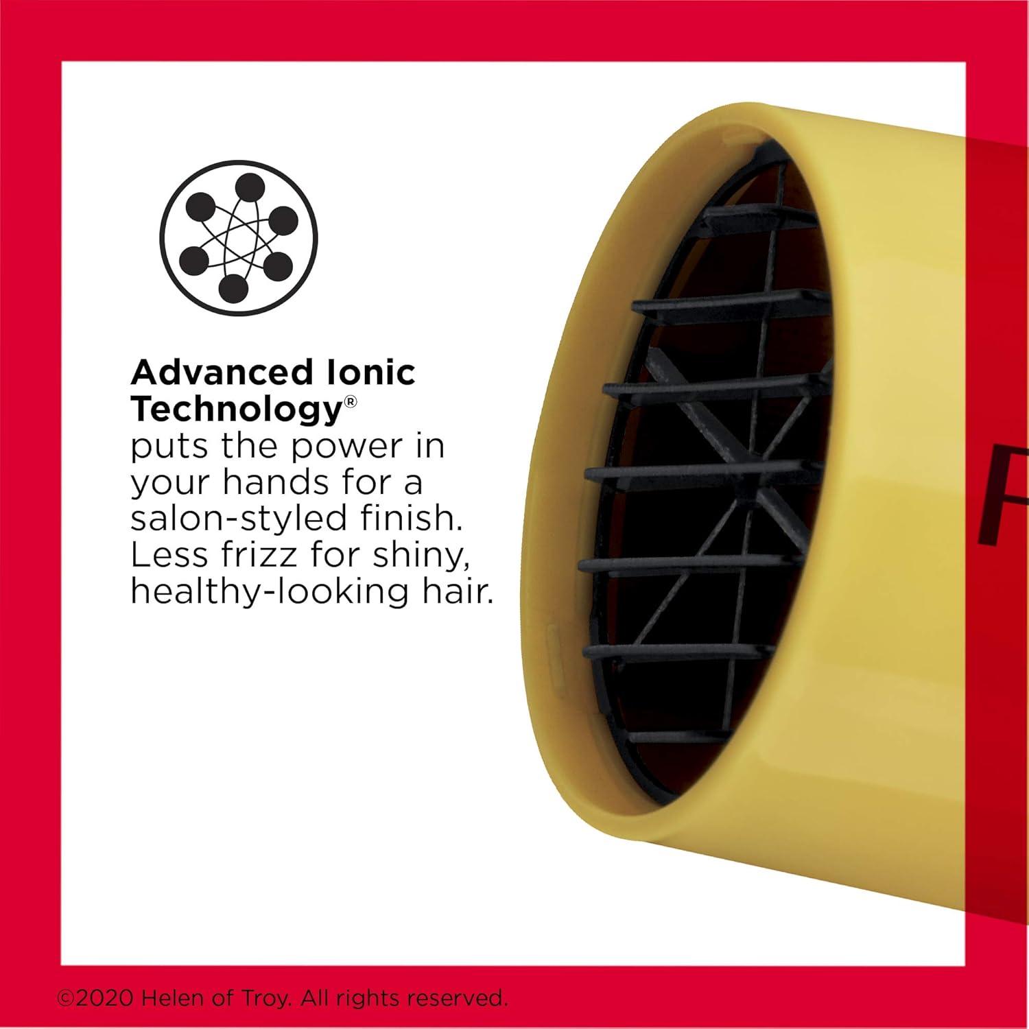 imageREVLON Compact Hair Dryer 1875W Lightweight Design Perfect for Travel YellowYellow