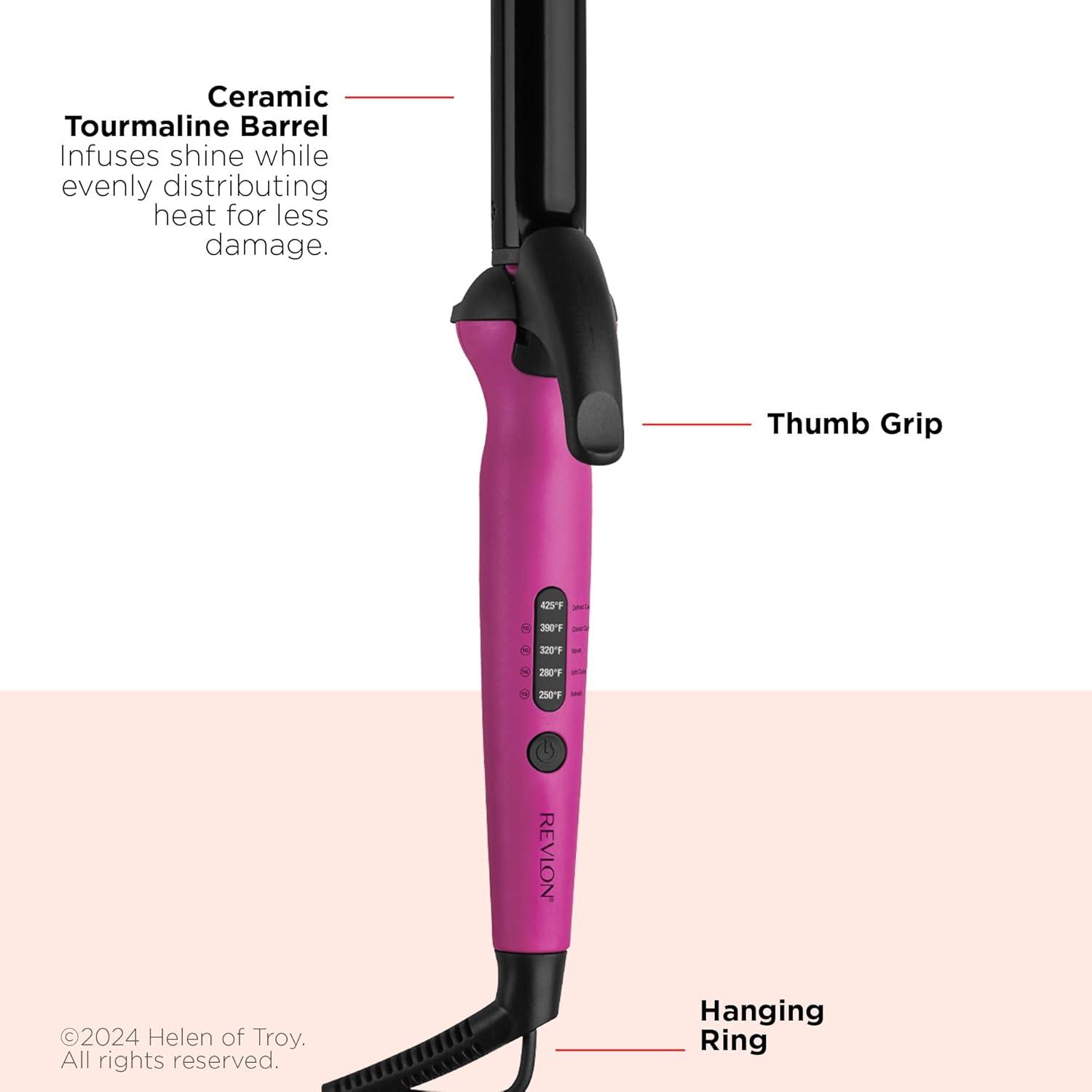 imageREVLON Easy Heat 1quot Precision Curling IronPink