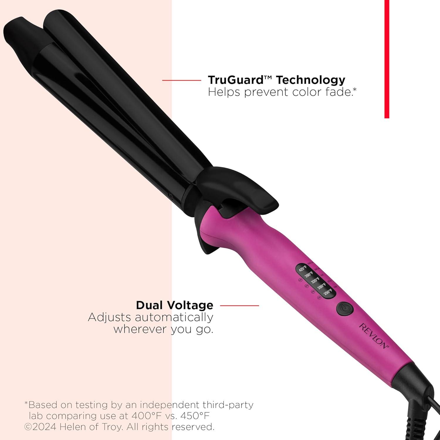 imageREVLON Easy Heat 1quot Precision Curling IronPink