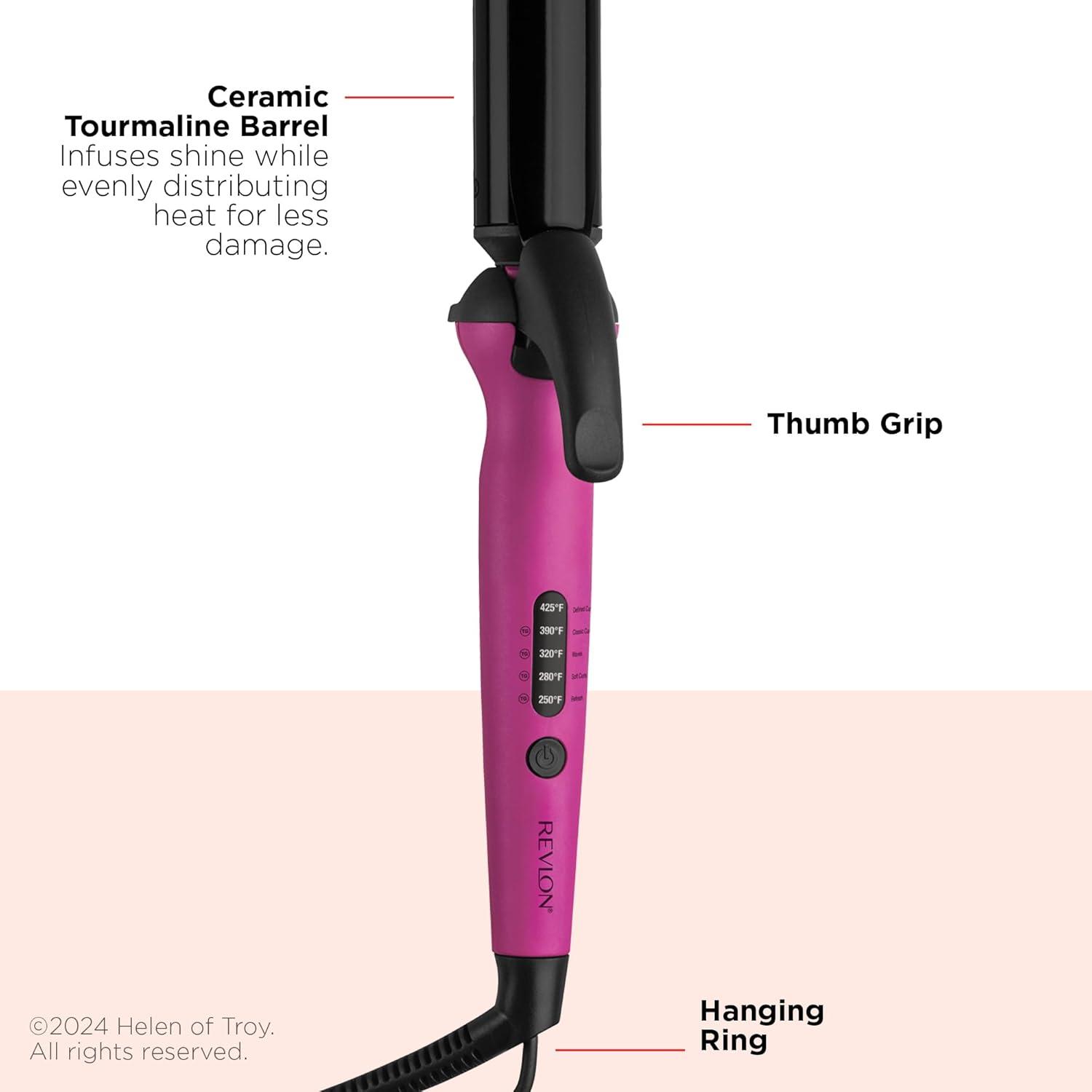imageREVLON Easy Heat 1quot Precision Curling IronPink