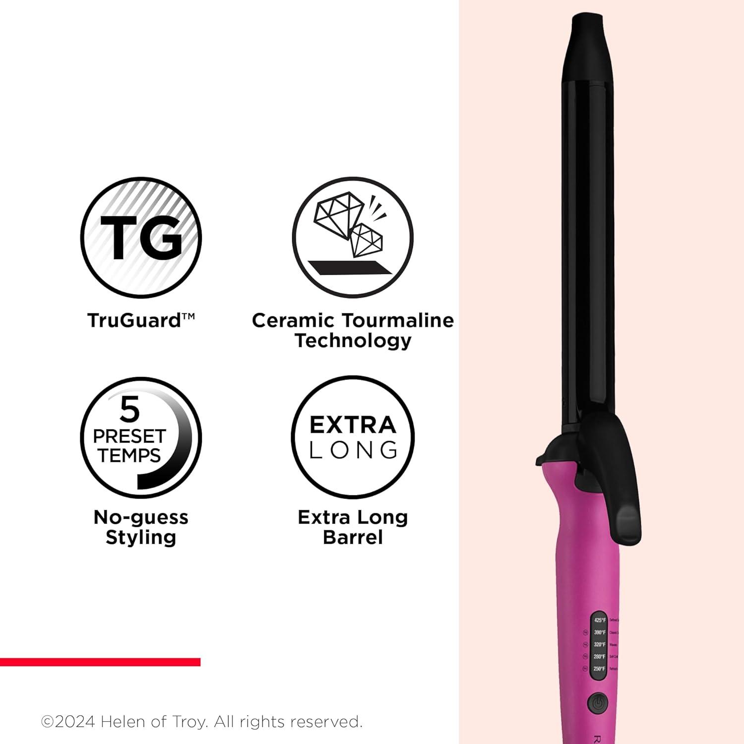 imageREVLON Easy Heat 1quot Precision Curling IronPink