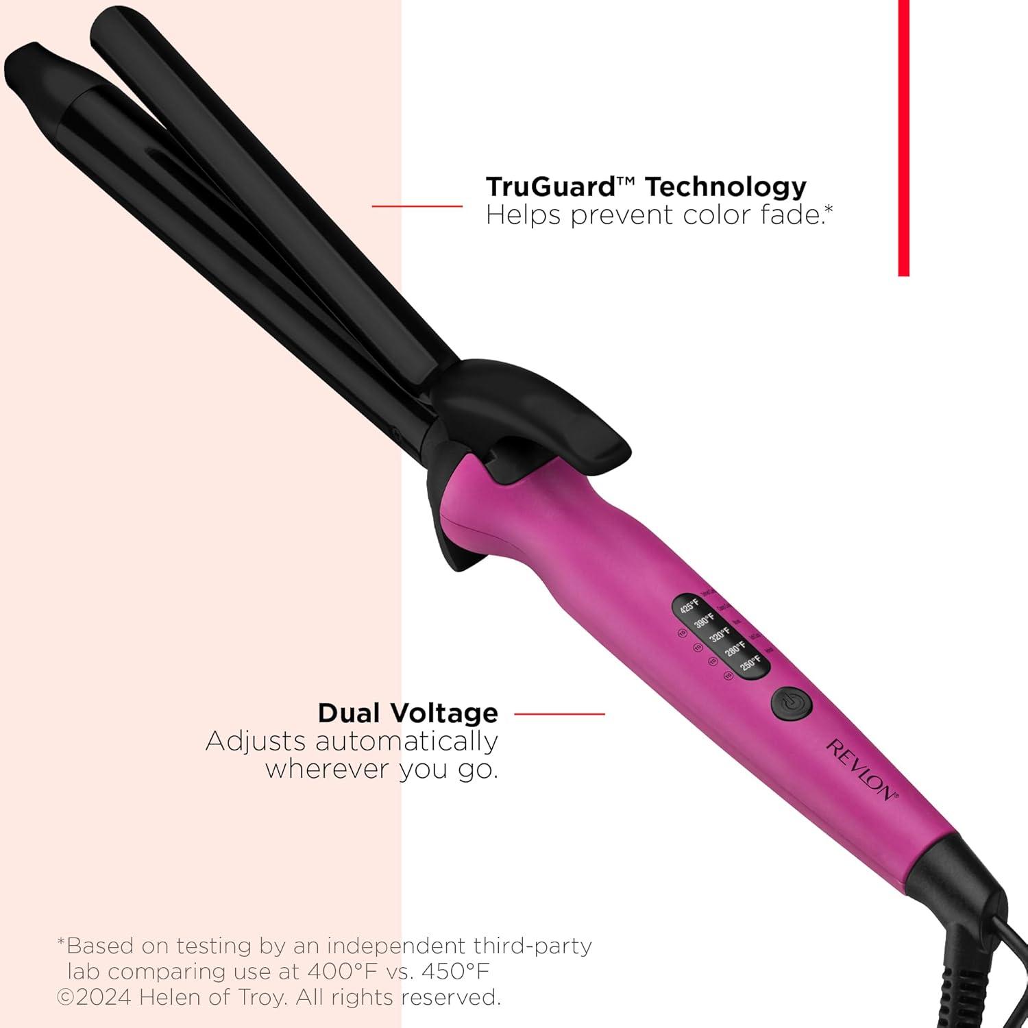imageREVLON Easy Heat 1quot Precision Curling IronPink