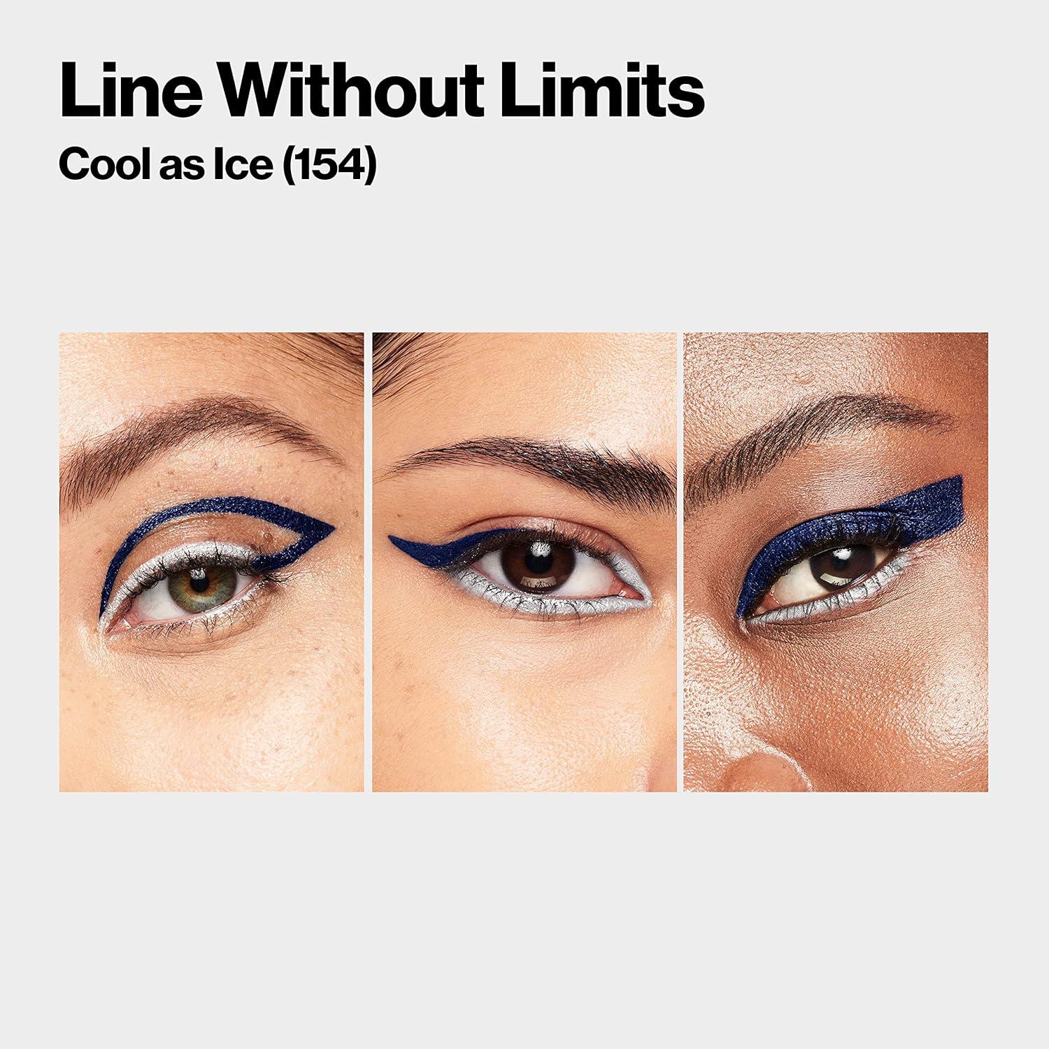 imageREVLON Liquid Eyeliner ampamp Smoky Kohl Pencil ColorStay Line Creator Eye Makeup Waterproof ampamp Transferproof Blackout 0004 oz154 Cool as Ice