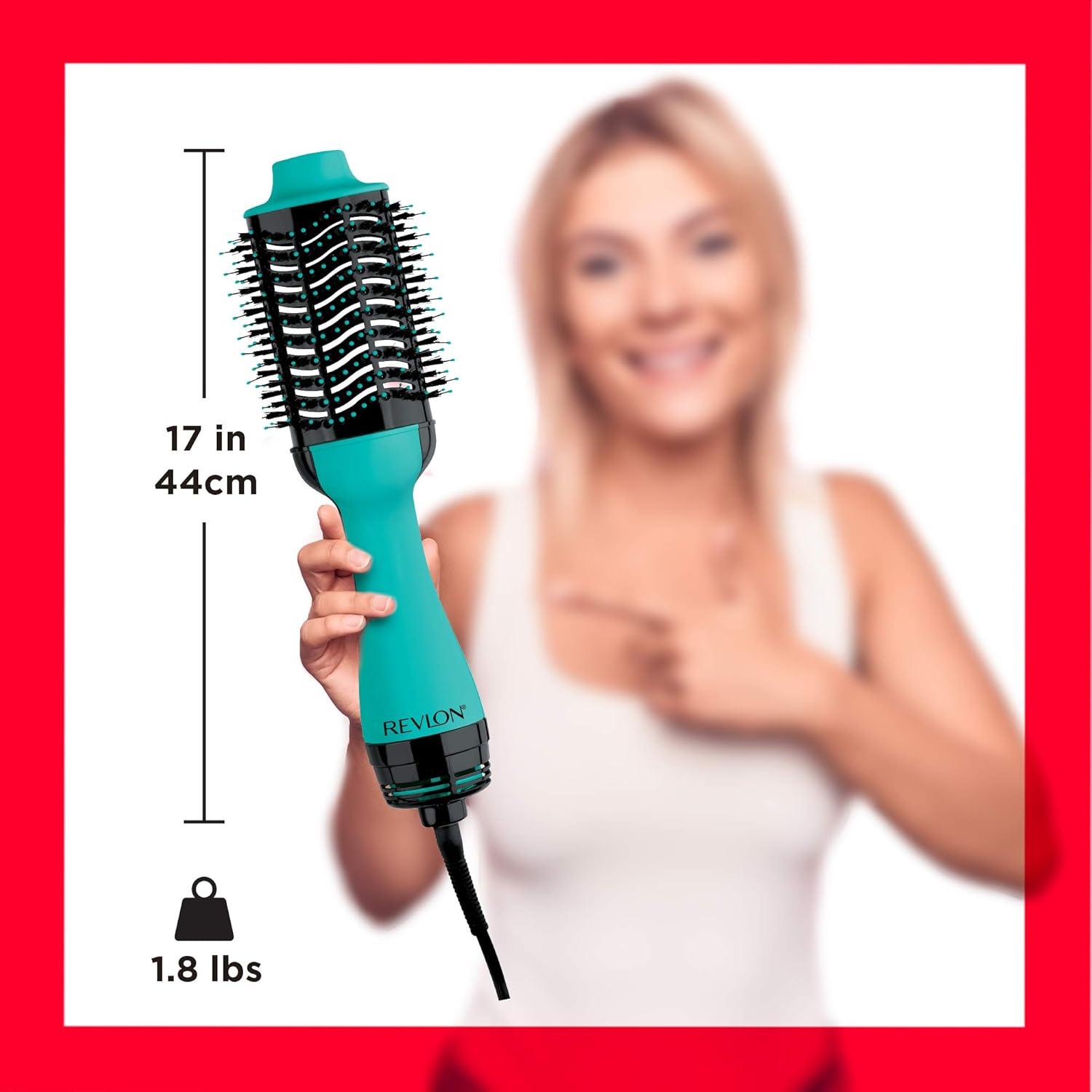 imageREVLON One Step Volumizer PLUS Hair Dryer and Styler More Volume Less Damage and More Styling Control for Easy and Fast SalonStyle Blowouts Plus Travel Friendly BlackTeal