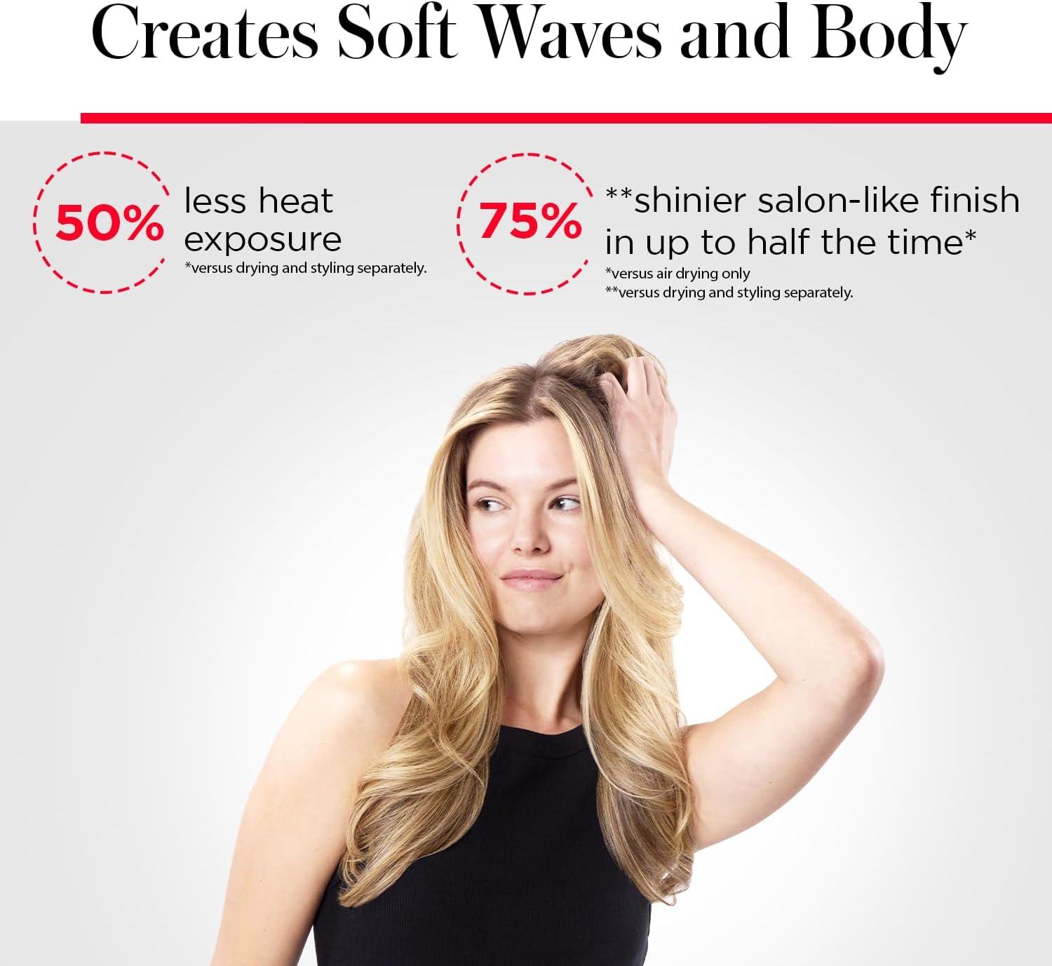 imageREVLON One Step Volumizer PLUS Hair Dryer and Styler More Volume Less Damage and More Styling Control for Easy and Fast SalonStyle Blowouts Plus Travel Friendly BlackBlack Red