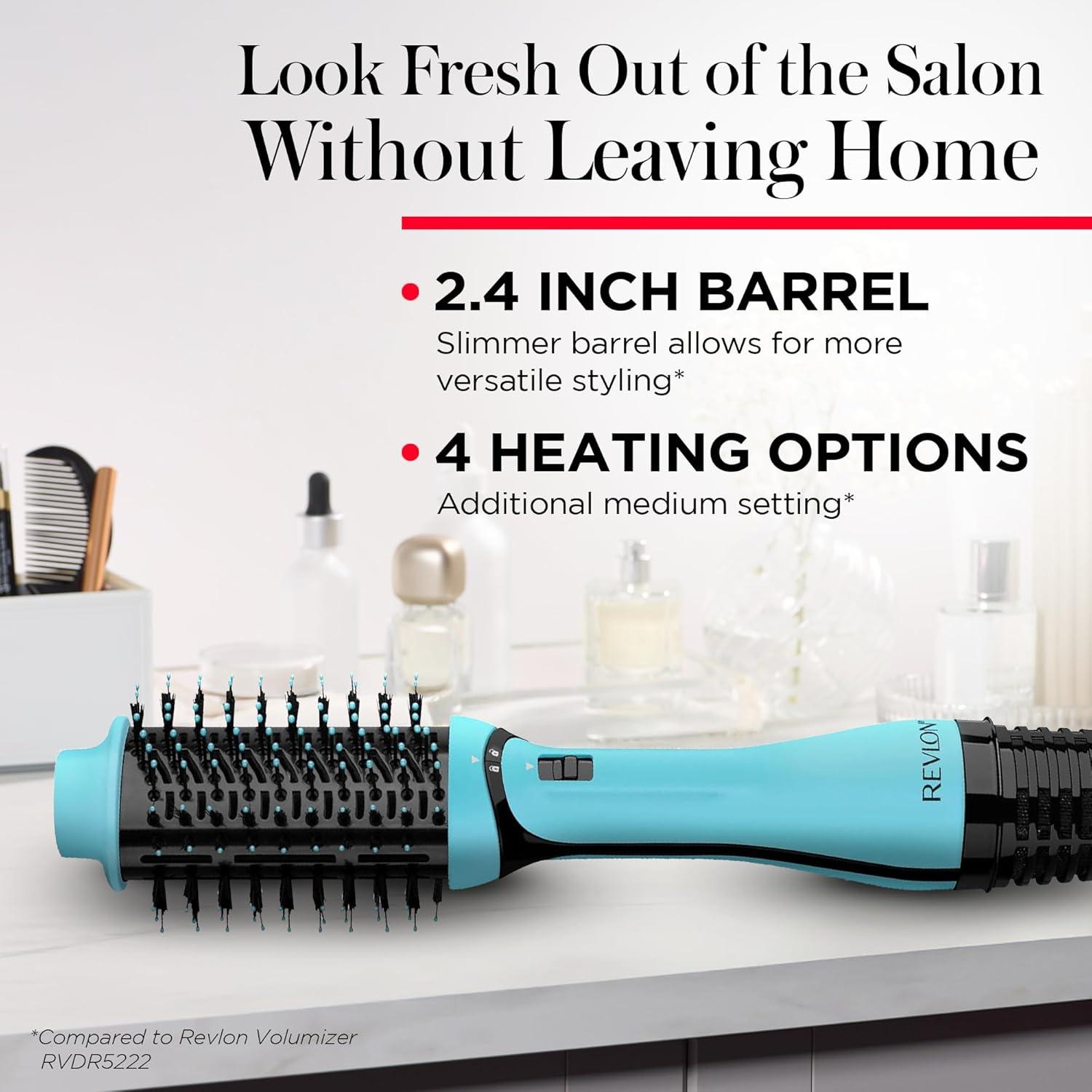 imageREVLON One Step Volumizer PLUS Hair Dryer and Styler More Volume Less Damage and More Styling Control for Easy and Fast SalonStyle Blowouts Plus Travel Friendly BlackMint