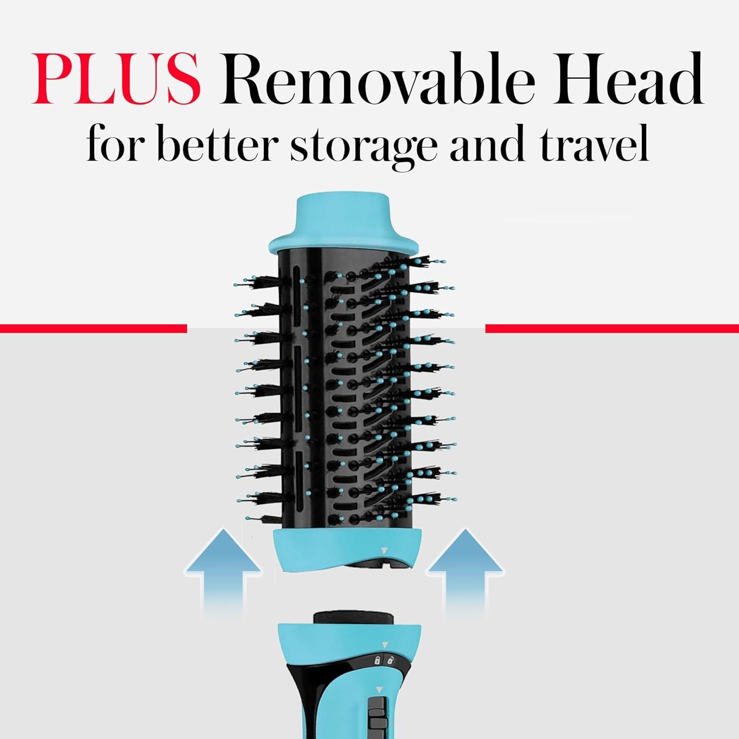 imageREVLON One Step Volumizer PLUS Hair Dryer and Styler More Volume Less Damage and More Styling Control for Easy and Fast SalonStyle Blowouts Plus Travel Friendly BlackMint