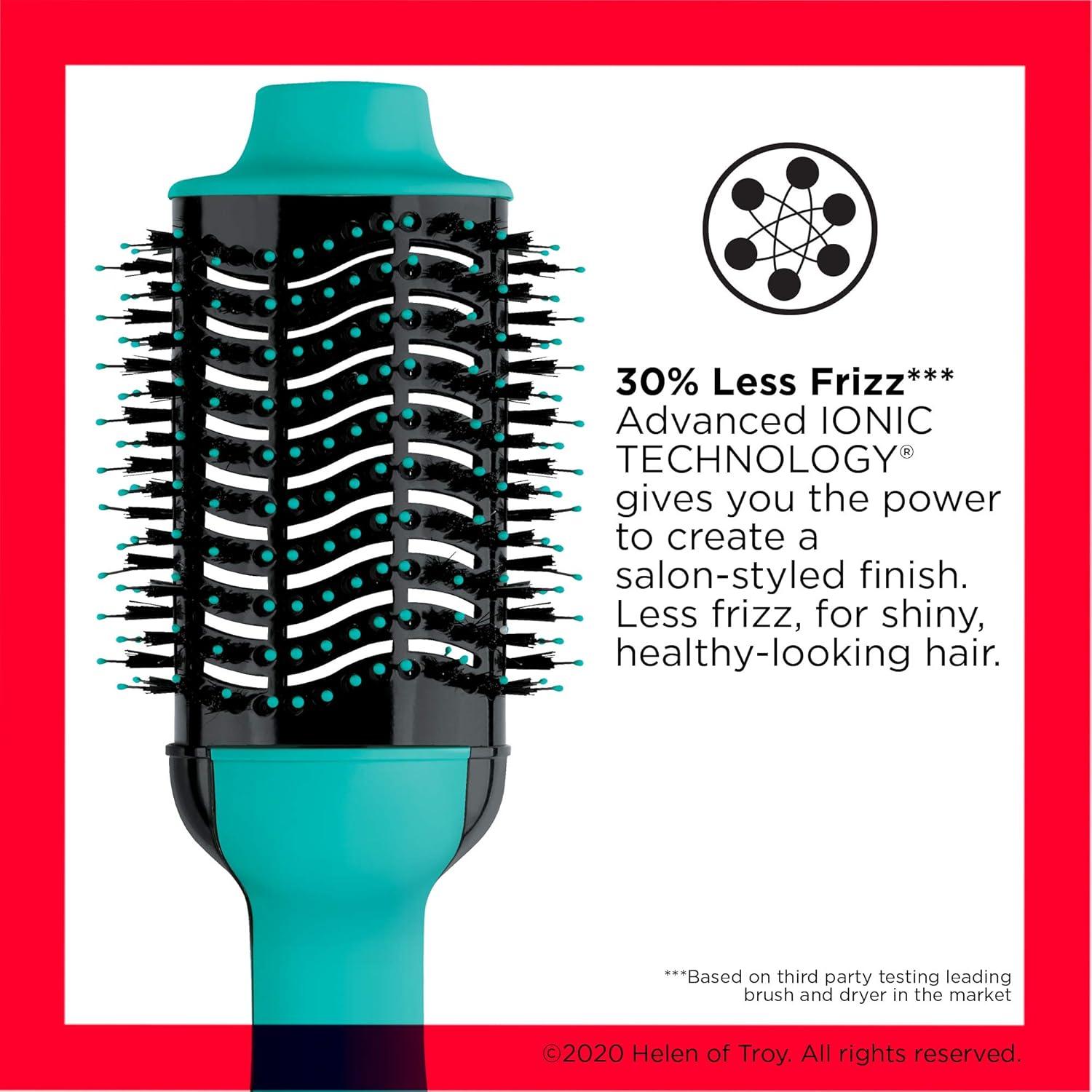 imageREVLON One Step Volumizer PLUS Hair Dryer and Styler More Volume Less Damage and More Styling Control for Easy and Fast SalonStyle Blowouts Plus Travel Friendly BlackTeal