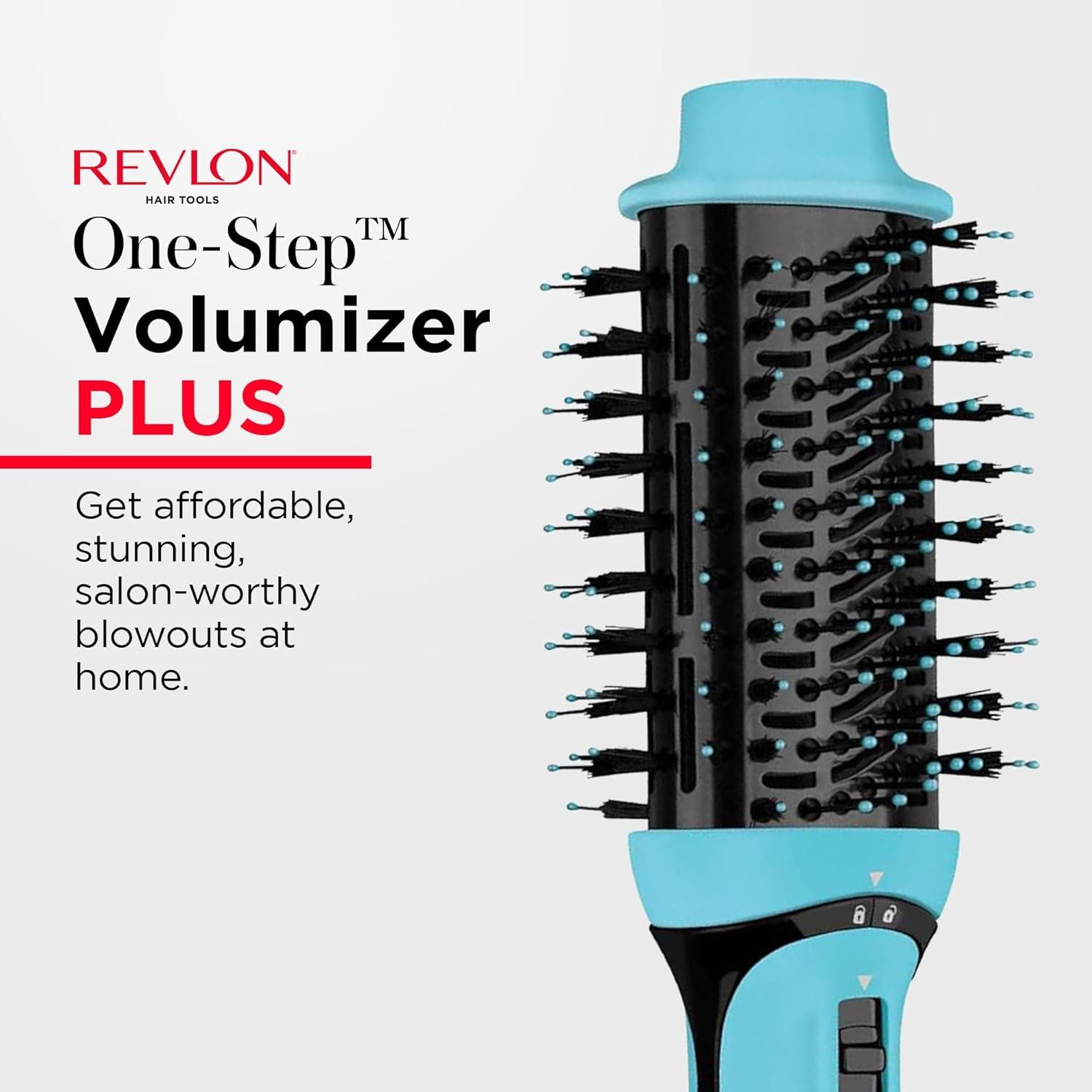 imageREVLON One Step Volumizer PLUS Hair Dryer and Styler More Volume Less Damage and More Styling Control for Easy and Fast SalonStyle Blowouts Plus Travel Friendly BlackMint