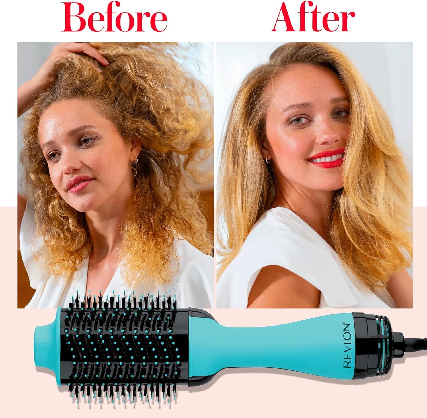imageREVLON One Step Volumizer PLUS Hair Dryer and Styler More Volume Less Damage and More Styling Control for Easy and Fast SalonStyle Blowouts Plus Travel Friendly BlackMint
