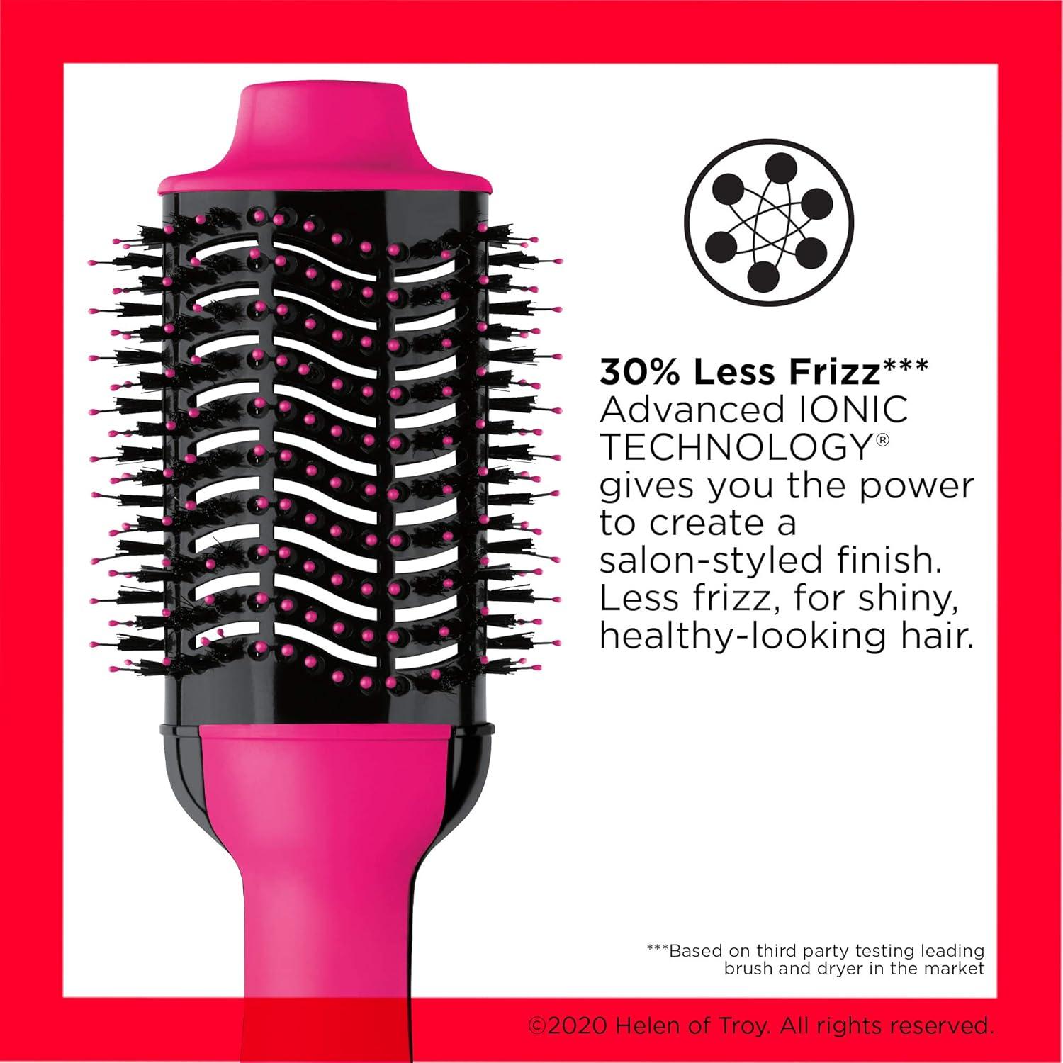 imageREVLON One Step Volumizer PLUS Hair Dryer and Styler More Volume Less Damage and More Styling Control for Easy and Fast SalonStyle Blowouts Plus Travel Friendly BlackPink