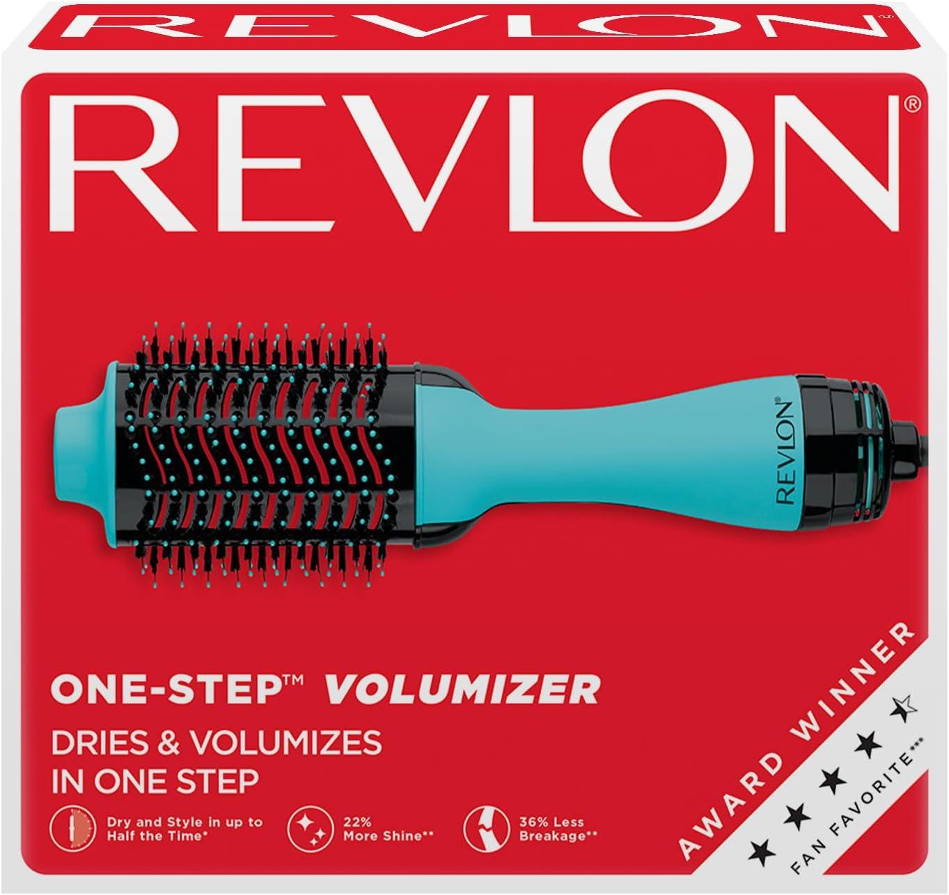 imageREVLON One Step Volumizer PLUS Hair Dryer and Styler More Volume Less Damage and More Styling Control for Easy and Fast SalonStyle Blowouts Plus Travel Friendly BlackMint