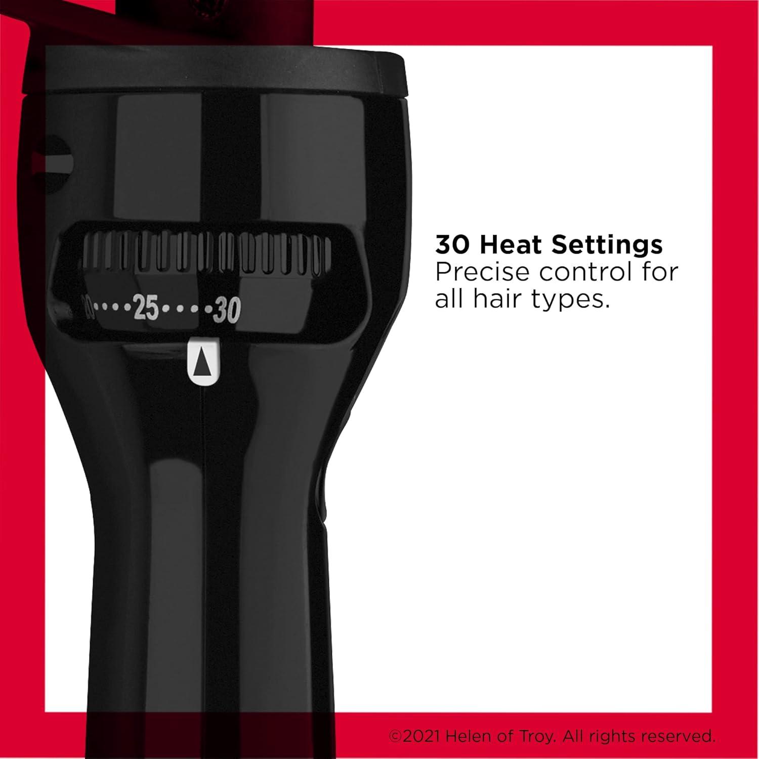 imageREVLON Perfect Heat Ceramic Curling Iron Brush Black 34quotBlack