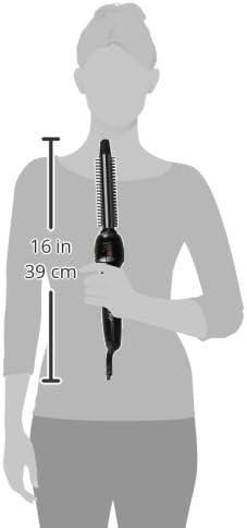 imageREVLON Perfect Heat Ceramic Curling Iron Brush Black 34quotBlack