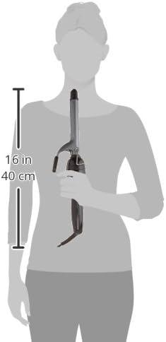 imageREVLON Perfect Heat Ceramic Curling Iron Brush Black 34quotCeramic