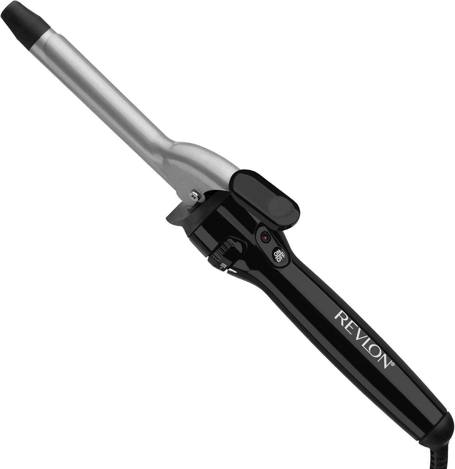 imageREVLON Perfect Heat Ceramic Curling Iron Brush Black 34quotCeramic