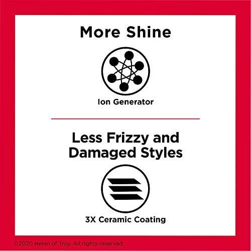 imageREVLON Salon OneStep Straight and Shine Heated Brush for Visibly Shinier Smoother Hair Hair Straightener That Revives Second Day Hair with an Ion Generator That Helps Reduce Frizz1 Count Pack of 1