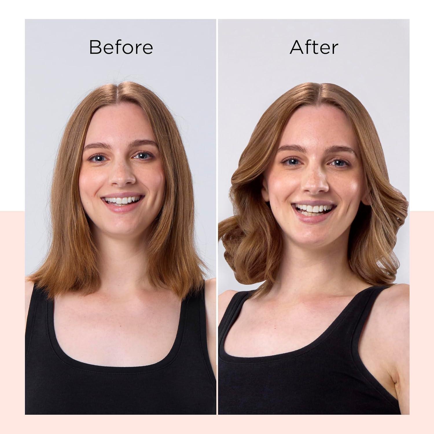 imageREVLON Silicone Bristle Heated Hair Styling Brush Fast Long Lasting Volume for Easy Styling 1quot Barrel for Full Body and Smooth Styles BlackPinkPink