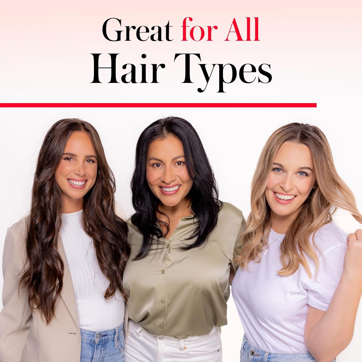 imageREVLON SmoothStay XL Hair Straightener Heated Straightening Brush for Silky ampamp Straight LongLasting Results Locks in Moisture with Reduced Static ampamp FrizzOne Size